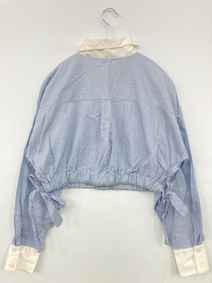 ZARA/ザラ/シャツ/ブラウス/トップス/スカイブルー/M