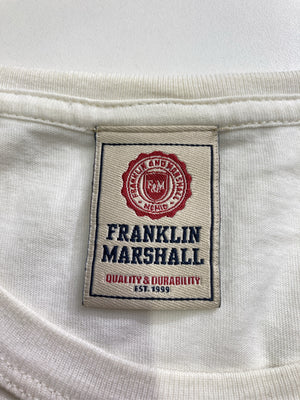FRANKLIN MARSHALL/フランクリンマーシャル/Tシャツ/カットソー/トップス/ホワイト/L