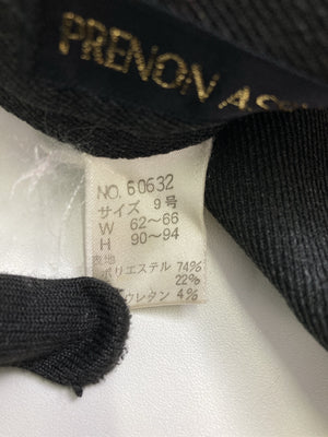 prenon asshu/スラックス/パンツ/ブラック/9号