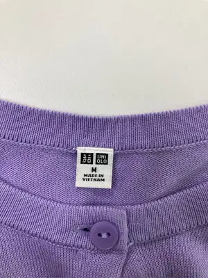 UNIQLO/ユニクロ/カーディガン/ボレロ/トップス/パープル/M
