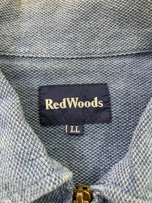 REDWOOD/シャツ/ブラウス/トップス/ブルー/LL