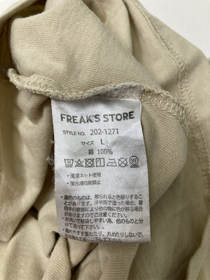 FREAK'S STORE/フリークスストア/Tシャツ/カットソー/トップス/ベージュ/L