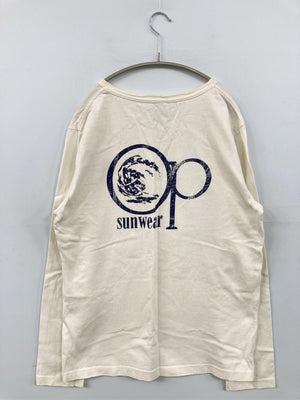 Op/オーピー/Tシャツ/カットソー/トップス/アイボリー/L
