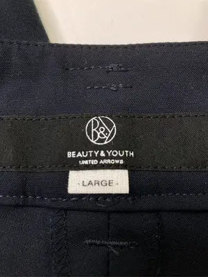 BEAUTY&YOUTH/ビューティーアンドユース/スラックス/パンツ/ブラック/LARGE