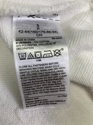 GAP/ギャップ/Tシャツ/カットソー/トップス/ホワイト/S