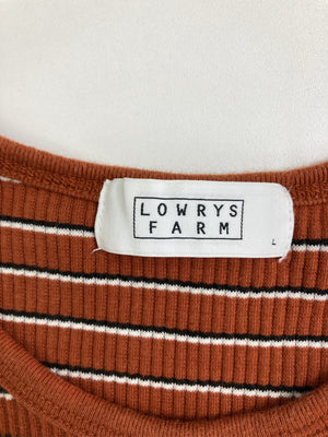 LOWRYS FARM/ローリーズファーム/Tシャツ/カットソー/トップス/オレンジ/L