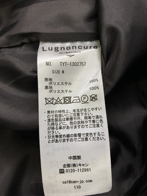 Lugnoncure/ルノンキュール/ノーカラーコート/ジャケット/アウター/ブラック/M