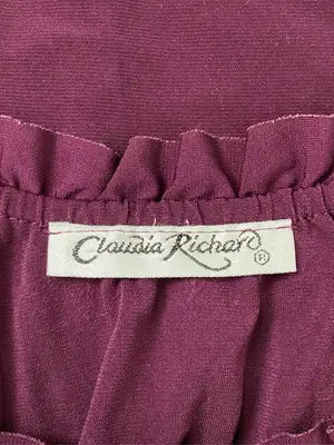 Claudia Richard/Tシャツ/カットソー/トップス/パープル