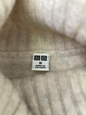 UNIQLO/ユニクロ/ニット/セーター/トップス/アイボリー/M