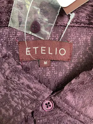 ETELIO/シャツ/ブラウス/トップス/レッド/M
