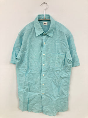 UNIQLO/ユニクロ/シャツ/ブラウス/トップス/スカイブルー/S