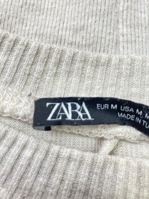 ZARA/ザラ/ニット/セーター/トップス/ベージュ/EUR M/USA M/ MEX 28