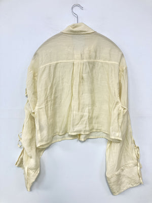 NICE CLAUP/ナイスクラップ/シャツ/ブラウス/トップス/アイボリー/F