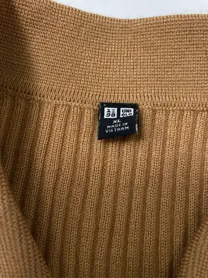 UNIQLO/ユニクロ/ニット/セーター/トップス/ベージュ/XL