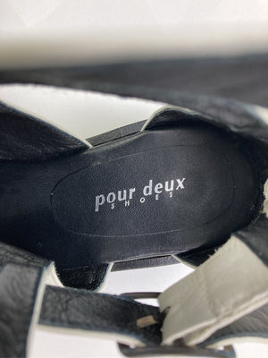 pour deux/サンダル/シューズ/ホワイト/M