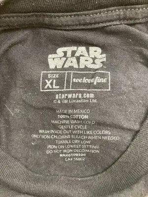STARWARS/スターウォーズ/Tシャツ/カットソー/トップス/ブラック/XL