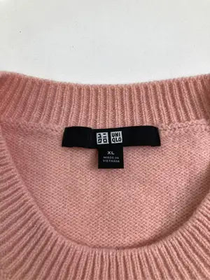 UNIQLO/ユニクロ/ニット/セーター/トップス/ピンク/XL