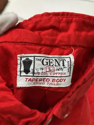 GENT'S/シャツ/ブラウス/トップス/レッド/L