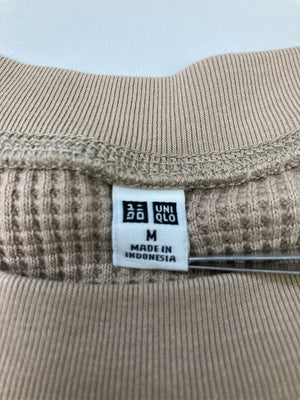 UNIQLO/ユニクロ/Tシャツ/カットソー/トップス/ベージュ/M