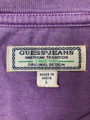 GUESS JEANS/ゲスジーンズ/Tシャツ/カットソー/トップス/パープル/L