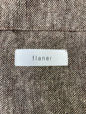 flaner/フラネ/シャツ/ブラウス/トップス/ブラウン/M