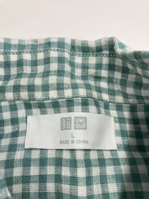 UNIQLO/ユニクロ/シャツ/ブラウス/トップス/グリーン/L