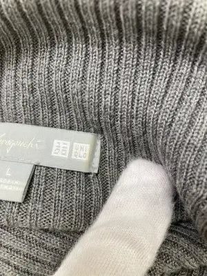 UNIQLO/ユニクロ/ニット/セーター/トップス/グレー/L