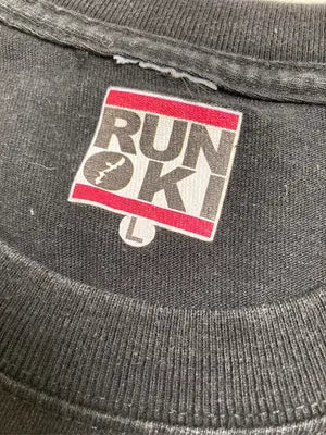 RUN KI/Tシャツ/カットソー/トップス/ブラック/L
