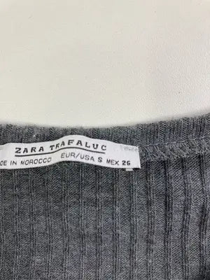 ZARA/ザラ/ニット/セーター/トップス/グレー/S