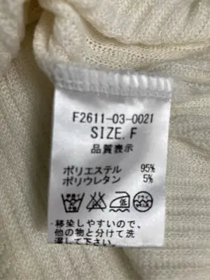 FOLLOWIN/フォロウィン/Tシャツ/カットソー/トップス/アイボリー/F