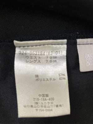 UNIQLO/ユニクロ/その他パンツ/パンツ/ブラック/W79 L76