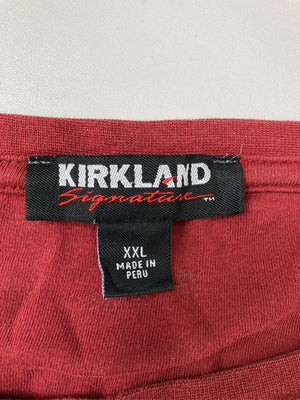 KIRKLAND Signature/カークランドシグネチャー/Tシャツ/カットソー/トップス/レッド/XXL