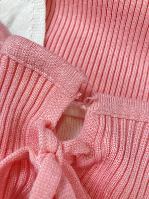 ニット/セーター/トップス/ピンク