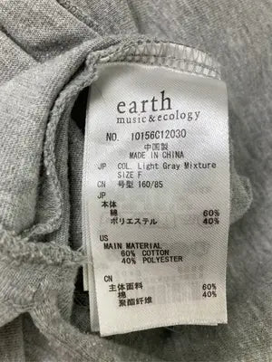 earth music&ecology/アースミュージックアンドエコロジー/Tシャツ/カットソー/トップス/グレー/F
