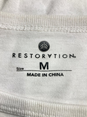 RESTORATION/リストレーション/Tシャツ/カットソー/トップス/ホワイト/M