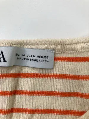 ZARA/ザラ/Tシャツ/カットソー/トップス/オレンジ/M