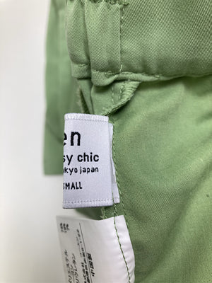 coen/コーエン/スラックス/パンツ/ライトグリーン