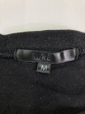 SURE/Tシャツ/カットソー/トップス/ブラック/M