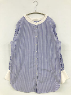 MLI'A/シャツ/ブラウス/トップス/ブルー/M