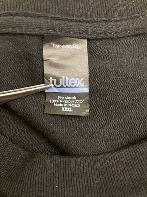 Tultex/タルテックス/Tシャツ/カットソー/トップス/ブラック/XXXL