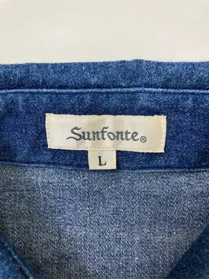 Sunfonte/シャツ/ブラウス/トップス/ブルー/L