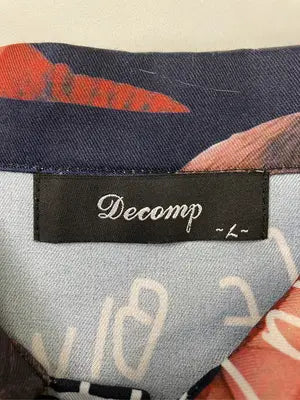 Decomp/シャツ/ブラウス/トップス/ブラック/L