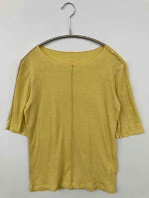 niko and .../ニコアンド/Tシャツ/カットソー/トップス/イエロー/L