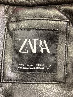 ZARA/ザラ/スタジャン/ジャケット/アウター/ブラック/EUR L/USA L/MEX 42