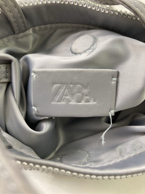 ZARA/ザラ/エコバッグ/サブバッグ/バッグ/シルバー