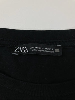ZARA/ザラ/Tシャツ/カットソー/トップス/ブラック/M