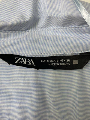 ZARA/ザラ/シャツワンピース/ワンピース/ドレス/スカイブルー/EUR S/USA S/MEX 26