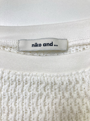 niko and .../ニコアンド/Tシャツ/カットソー/トップス/ホワイト/F