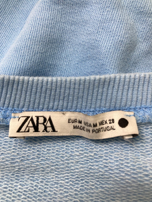 ZARA/ザラ/スウェット/トップス/スカイブルー/EUR M/USA M/ MEX 28