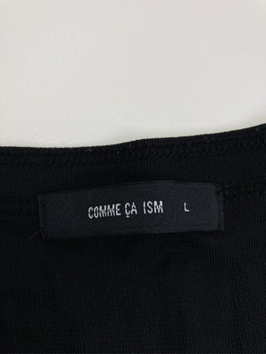 COMME CA ISM/コムサイズム/Tシャツ/カットソー/トップス/ブラック/L